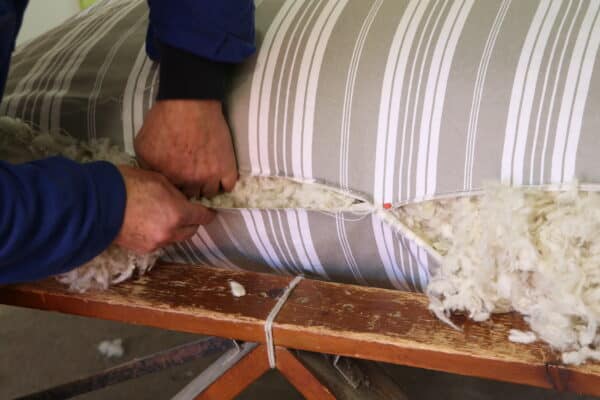 matelas laine fait main
